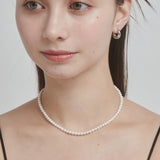 ciite' シーテ ネックレス 【 金属アレルギー対応 】 シンプルパールネックレス サージカルステンレス