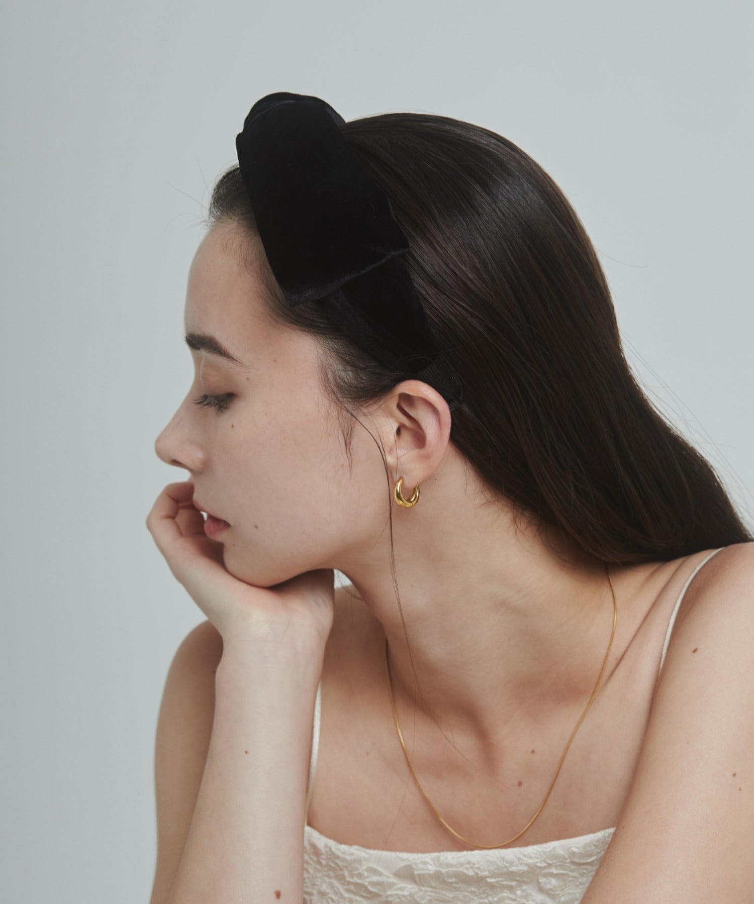 ciite' シーテ ヘアアクセサリー フレンチベロア カチューシャ