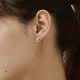 ciite' シーテ ピアス（両耳用） 【 金属アレルギー対応 】 ミニフラワー パールピアス サージカルステンレス（両耳用）