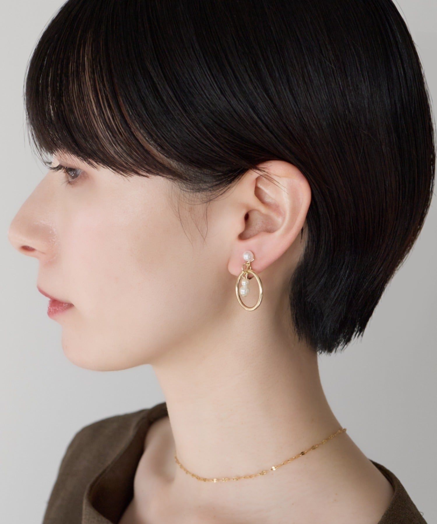 ciite' シーテ イヤリング シリコン付 デザインパール イヤリング