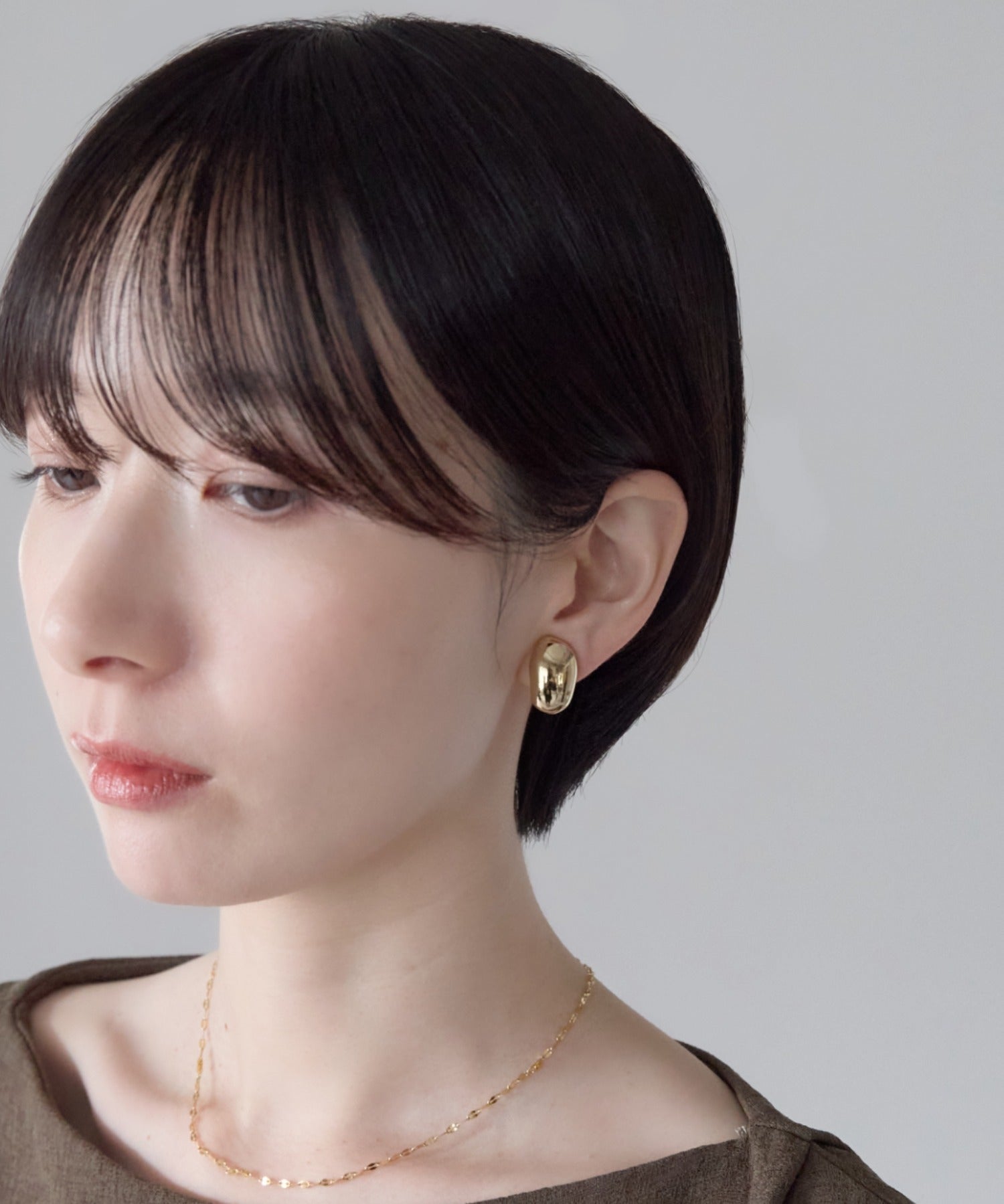 ciite' シーテ イヤリング シリコン付 メタルデザイン イヤリング