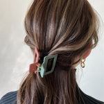 ciite' シーテ バレッタ/ヘアクリップ バイカラーコンパクトヘアクリップ