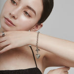 ciite' シーテ ブレスレット 【 金属アレルギー対応 】 ハートペンダント ブレスレット サージカルステンレス