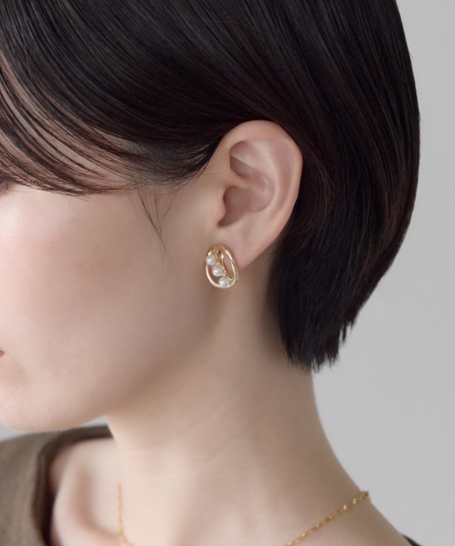 ciite' シーテ イヤリング シリコン付 デザインパール イヤリング