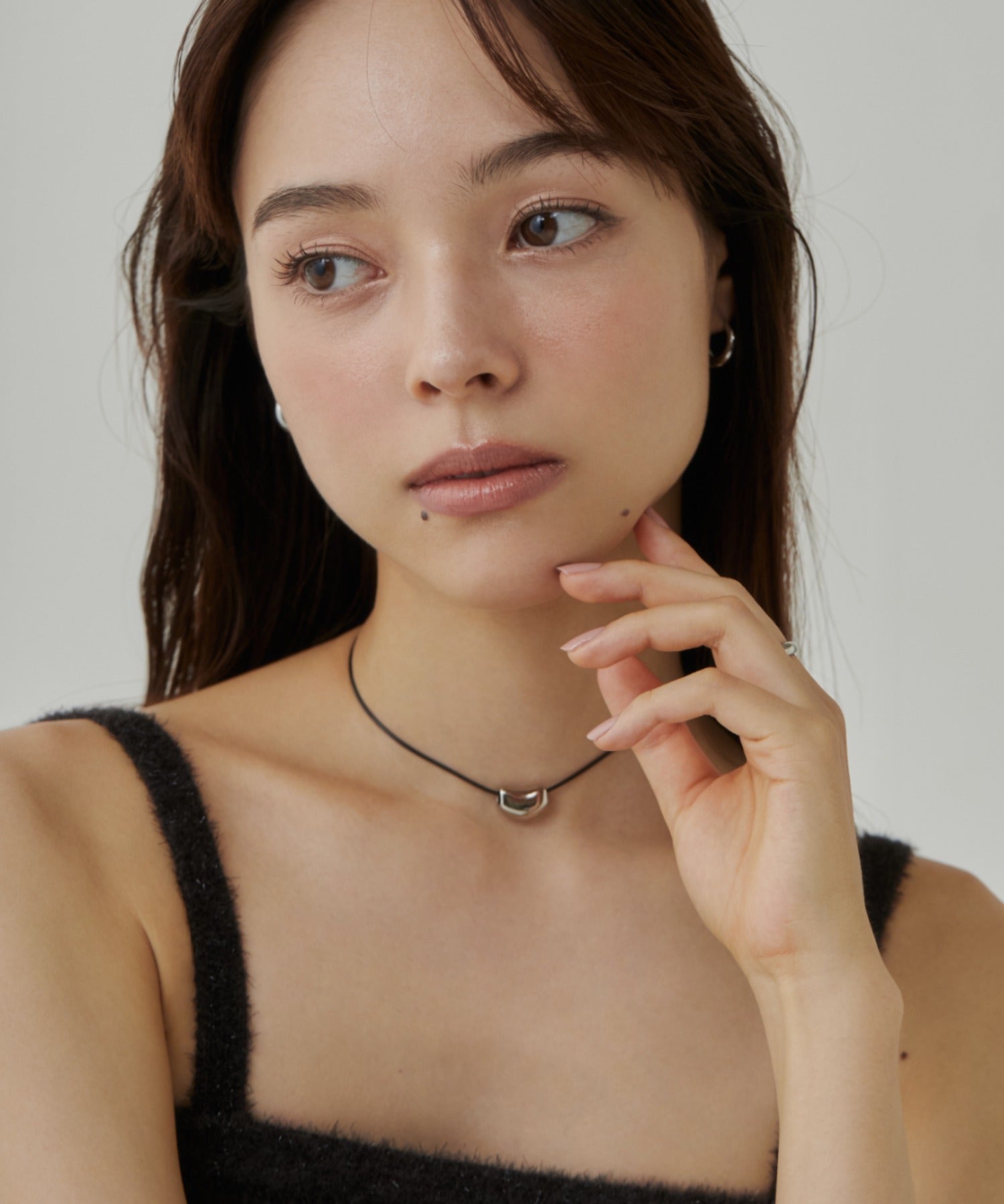 ciite' シーテ ネックレス メタルトップ コードチョーカー / ネックレス