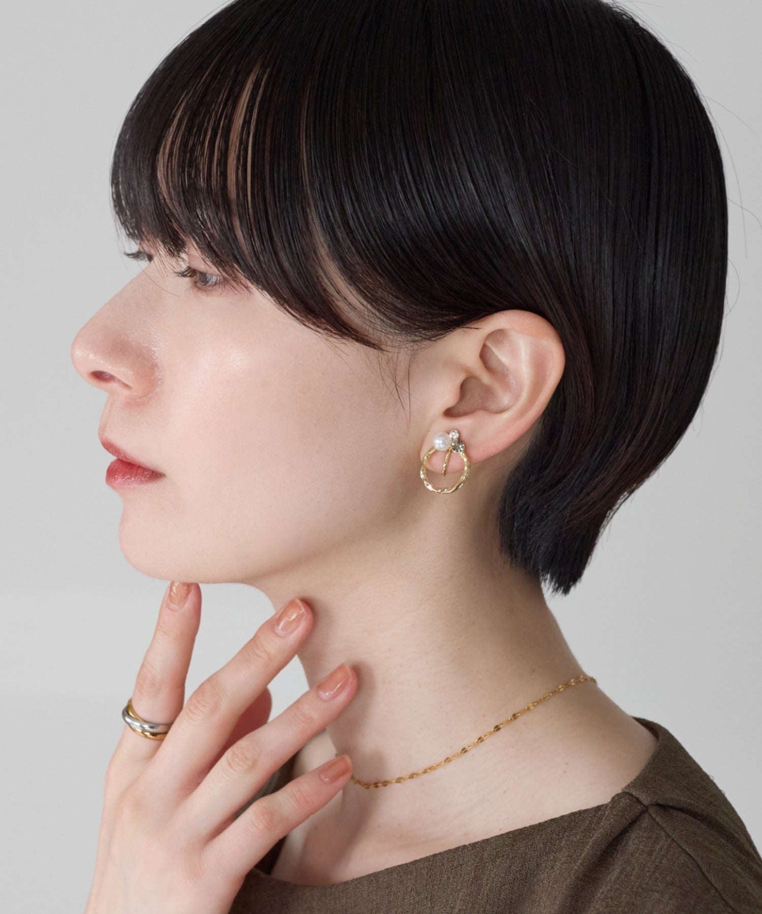 ciite' シーテ イヤリング シリコン付 デザインパール イヤリング