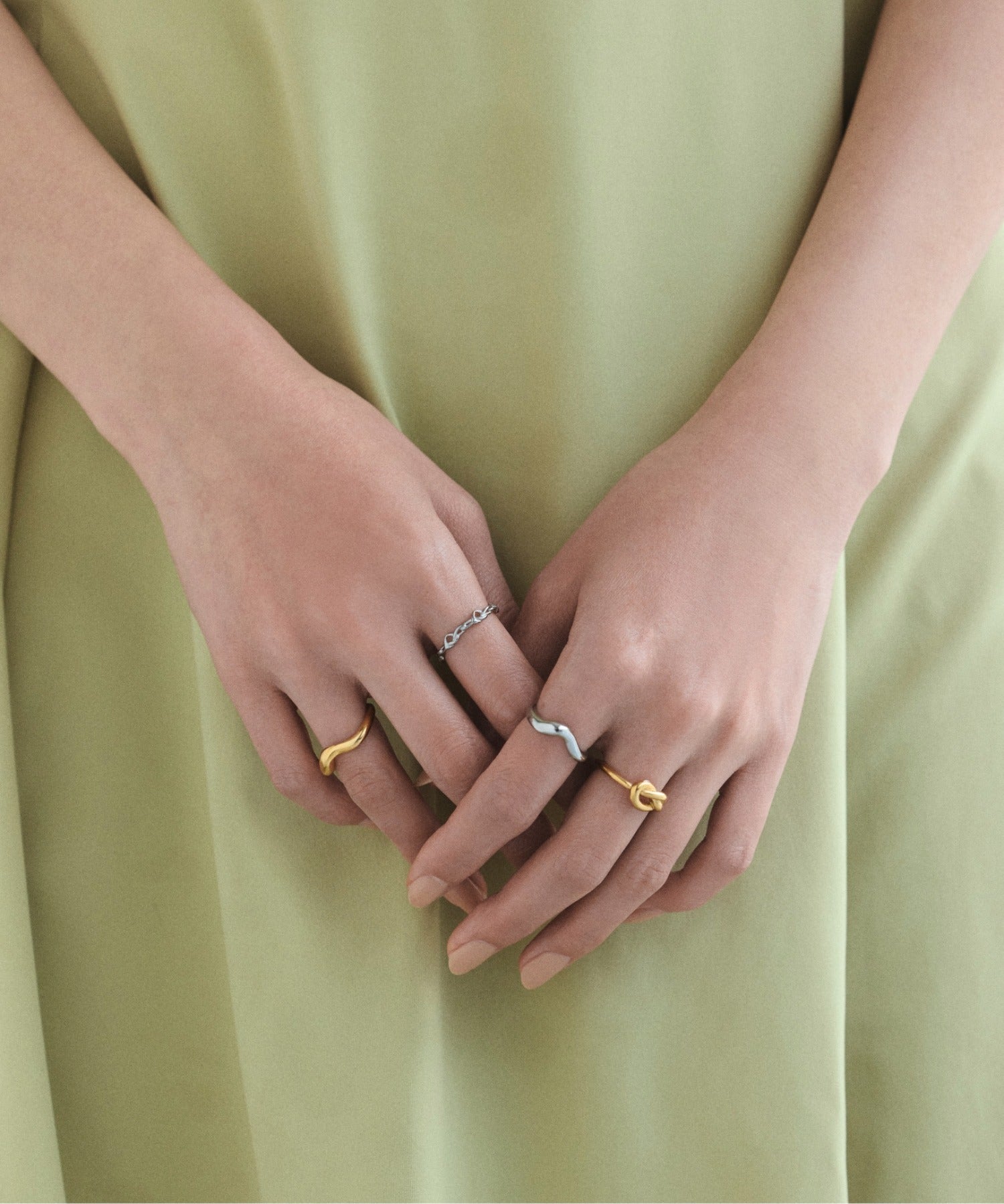 ciite' シーテ リング 【 金属アレルギー対応 】 ノットリング サージカルステンレス