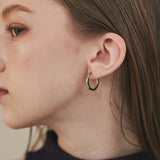 ciite' シーテ ピアス（両耳用） 【 金属アレルギー対応 】 シンプルフープピアス サージカルステンレス (両耳用)