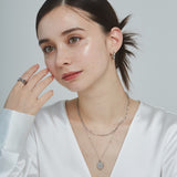 ciite' シーテ ネックレス 【 金属アレルギー対応 】 2連 エリザベス コインネックレス サージカルステンレス