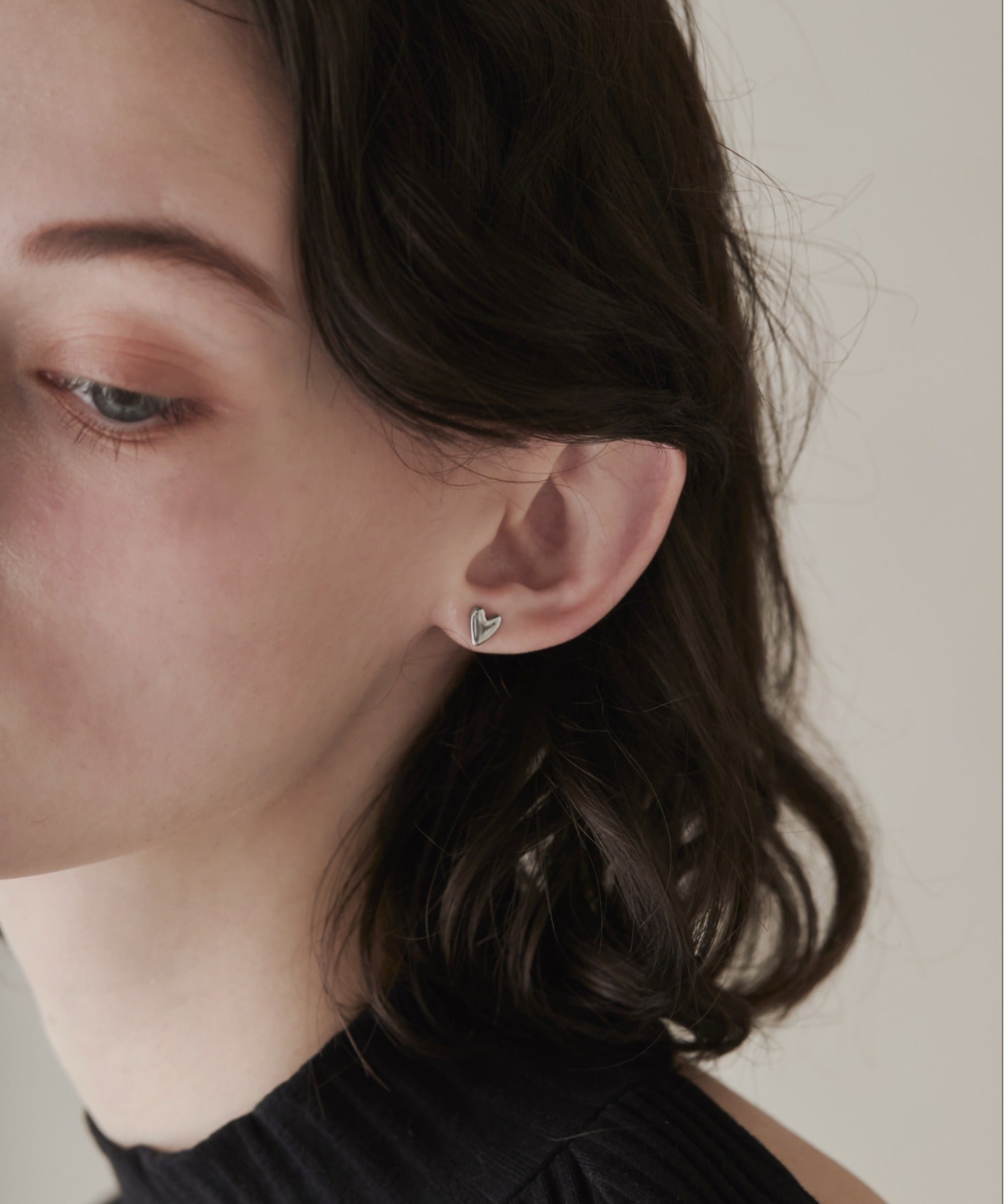 ciite' シーテ ピアス（両耳用） 【 金属アレルギー対応 】 ミニハートピアス サージカルステンレス (両耳用)