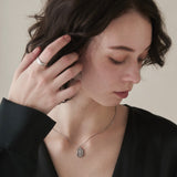 ciite' シーテ ネックレス 【 金属アレルギー対応 】 フラワーモチーフペンダント ネックレス サージカルステンレス