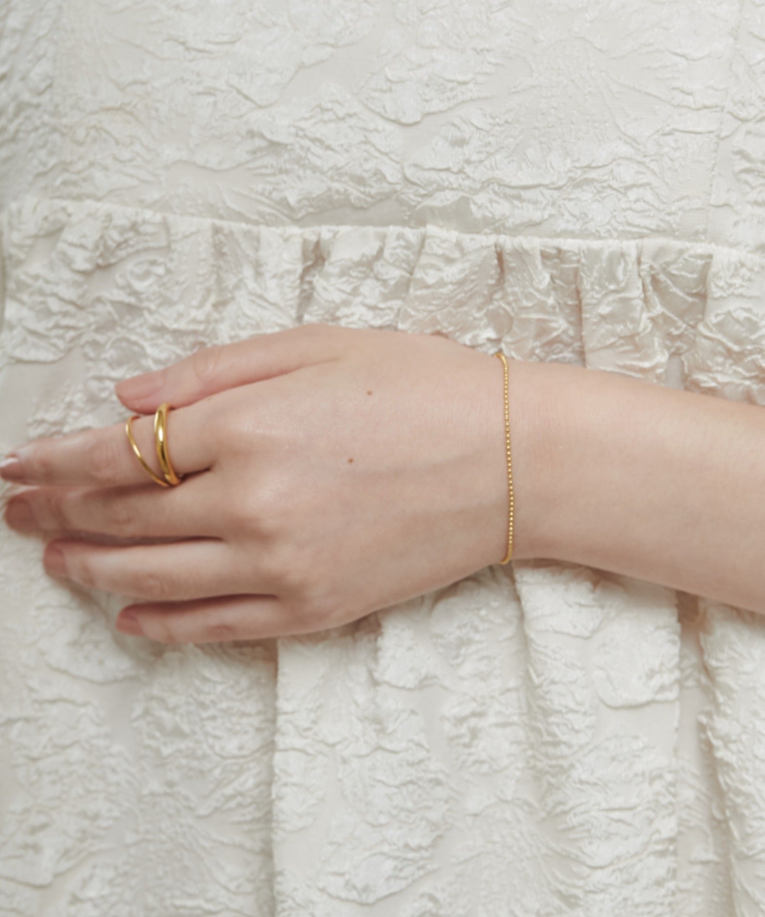 ciite' シーテ ブレスレット 【 金属アレルギー対応 】 シンプルボールチェーンブレスレット サージカルステンレス