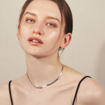 ciite' シーテ ネックレス 【 金属アレルギー対応 】 4mm スネークチェーンネックレス サージカルステンレス