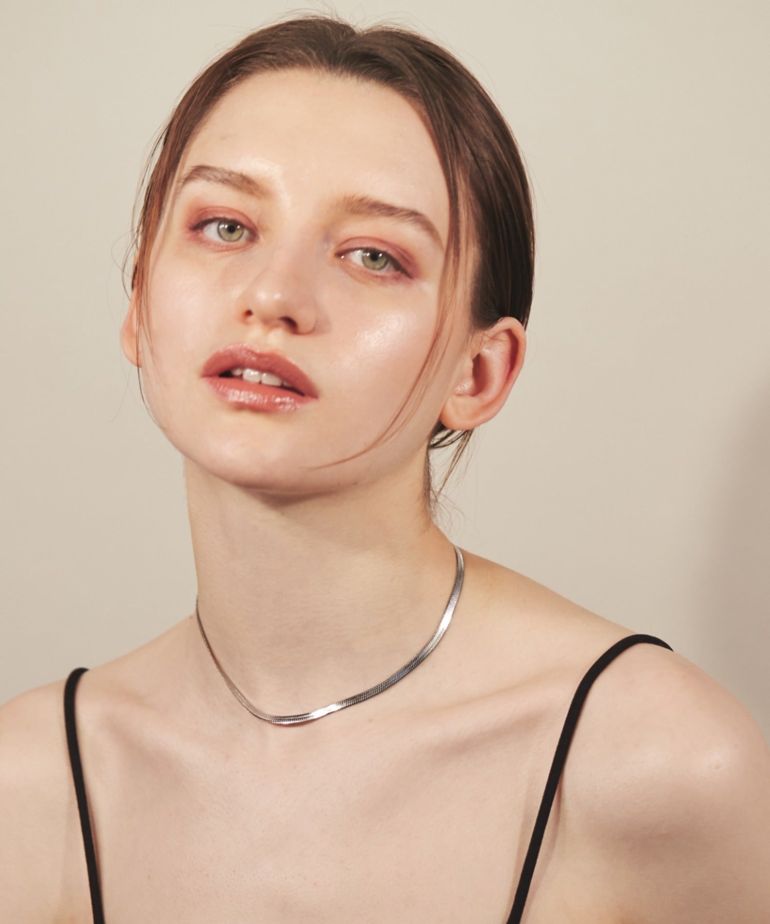 ciite' シーテ ネックレス 【 金属アレルギー対応 】 4mm スネークチェーンネックレス サージカルステンレス