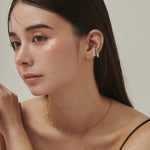 ciite' シーテ イヤーカフ 【 金属アレルギー対応 】ミニパールイヤーカフ サージカルステンレス