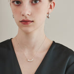 ciite' シーテ ネックレス 【 金属アレルギー対応 】 小ぶり淡水パールネックレス サージカルステンレス