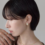 ciite' シーテ イヤリング シリコン付 デザインパール イヤリング