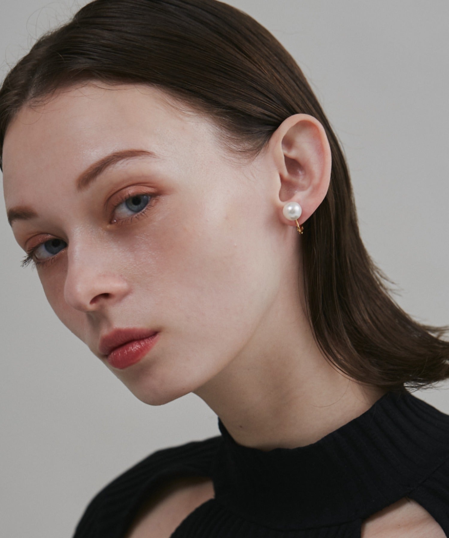 ciite' シーテ イヤリング 【 金属アレルギー対応 】 シンプルパールイヤリング サージカルステンレス (両耳用)