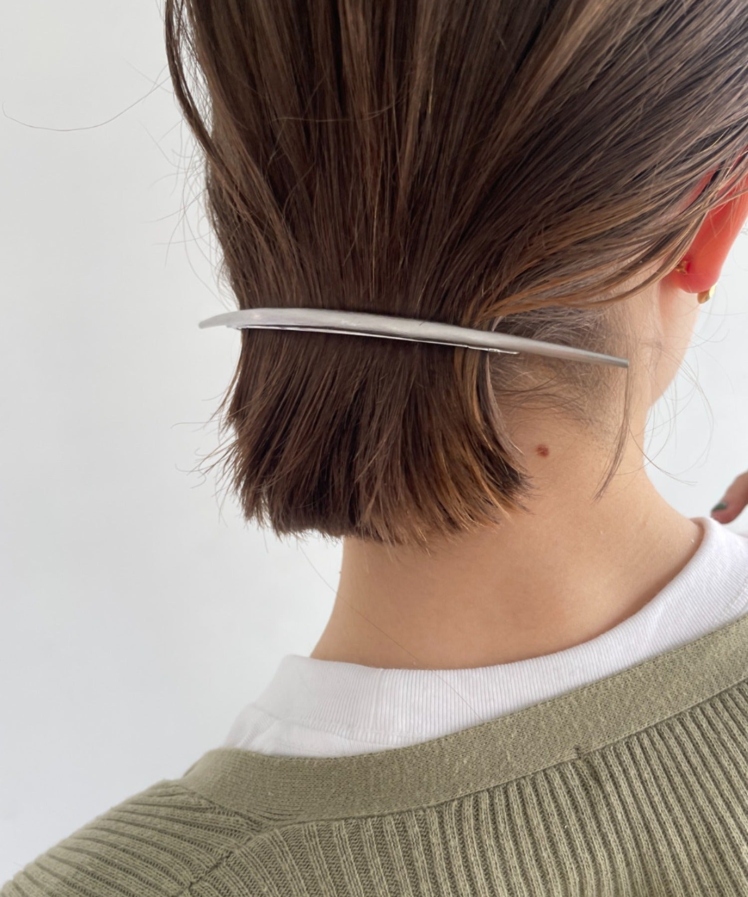 ciite' シーテ バレッタ/ヘアクリップ ワイドムーンバレッタ