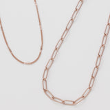 ciite' シーテ ネックレス 【 金属アレルギー対応 】 シンプルチェーンネックレス 2セット サージカルステンレス