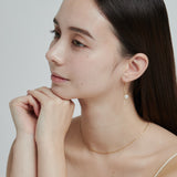 ciite' シーテ ピアス（両耳用） パールフックピアス (両耳用)