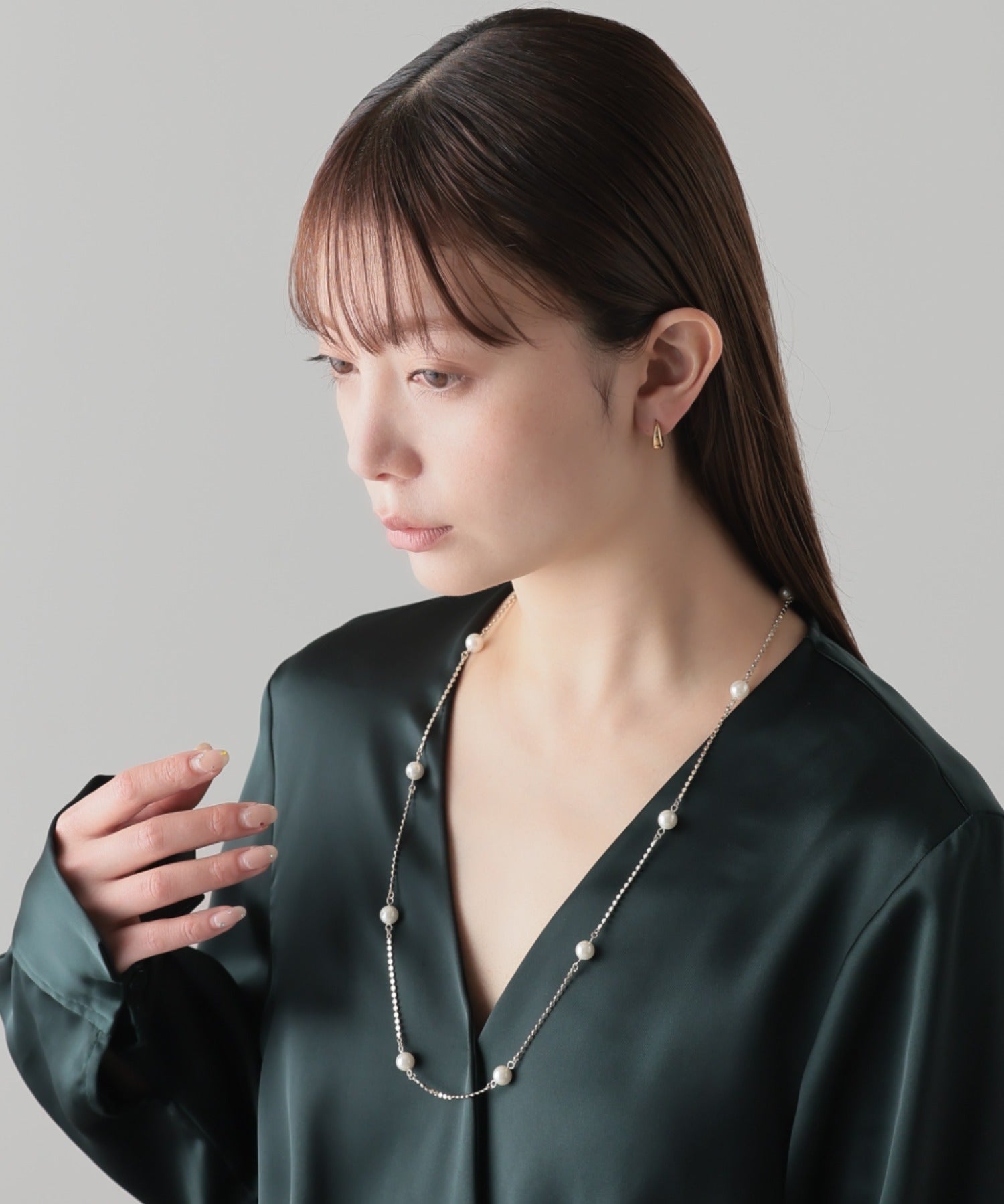 ciite' シーテ ネックレス デザインパール ロングネックレス