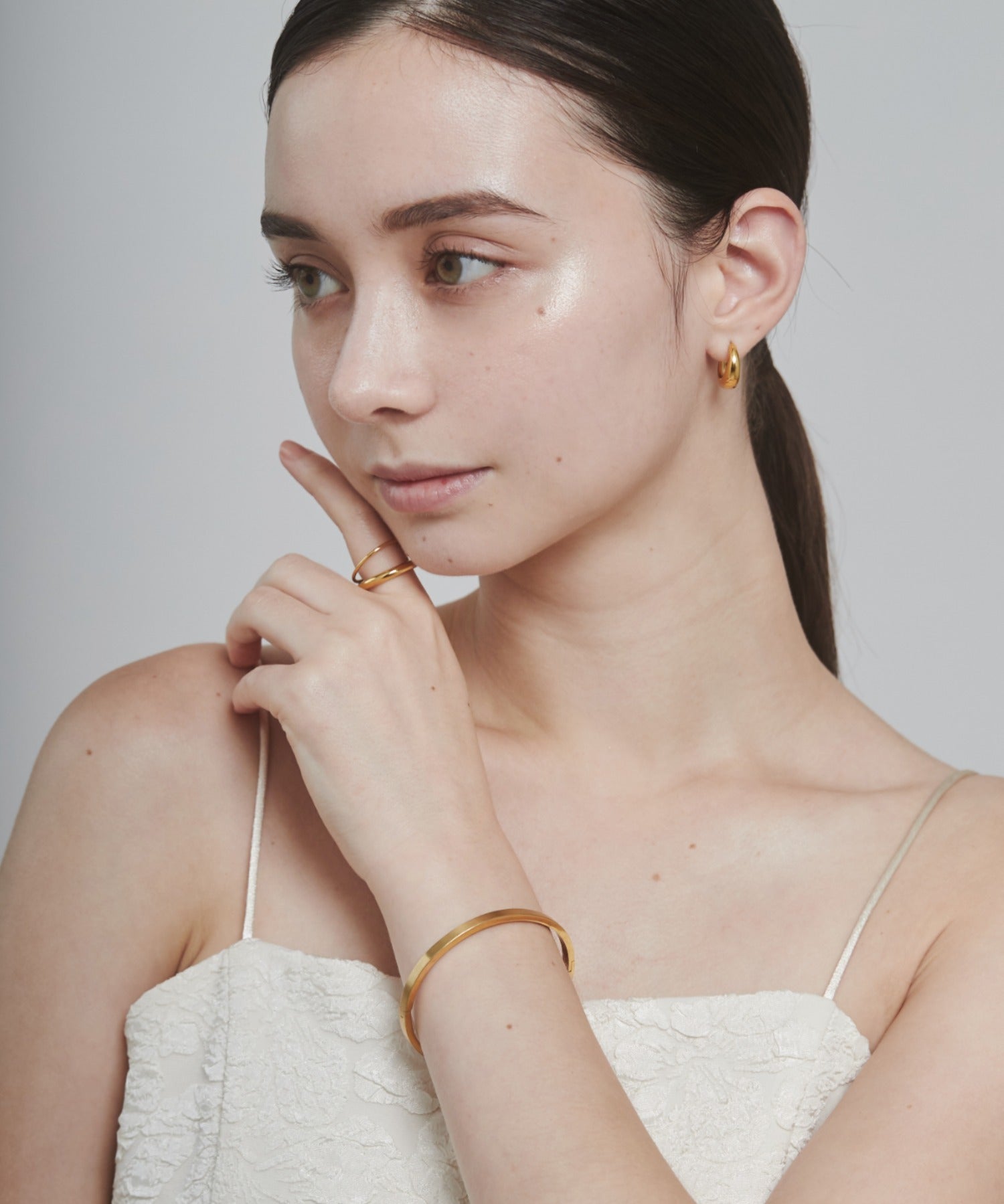 ciite' シーテ ブレスレット 【 金属アレルギー対応 】 シンプルバングル サージカルステンレス