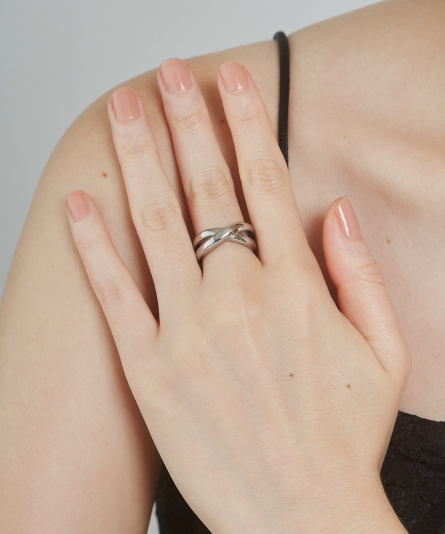 ciite' シーテ リング 【 金属アレルギー対応 】 クロスリング サージカルステンレス