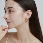 ciite' シーテ ピアス（両耳用） 【 金属アレルギー対応 】 ぷっくりピアス サージカルステンレス (両耳用)