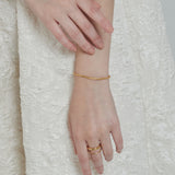 ciite' シーテ ブレスレット 【 金属アレルギー対応 】 グリッターチェーンブレスレット サージカルステンレス