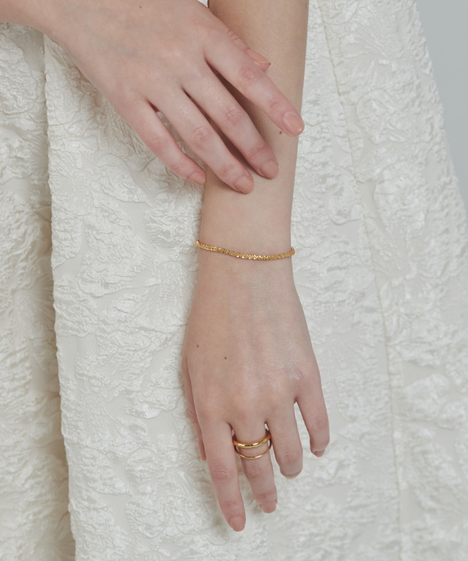 ciite' シーテ ブレスレット 【 金属アレルギー対応 】 グリッターチェーンブレスレット サージカルステンレス