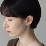 ciite' シーテ ピアス（両耳用） 【金属アレルギー対応】レクタングルバー ピアス