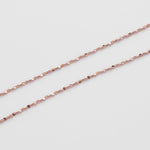 ciite' シーテ ネックレス 【 金属アレルギー対応 】 グリッターチェーンネックレス サージカルステンレス 幅1mm