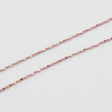 ciite' シーテ ネックレス 【 金属アレルギー対応 】 グリッターチェーンネックレス サージカルステンレス 幅1mm