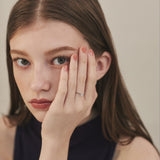 ciite' シーテ リング 【 金属アレルギー対応 】 シンプルビジューリング サージカルステンレス