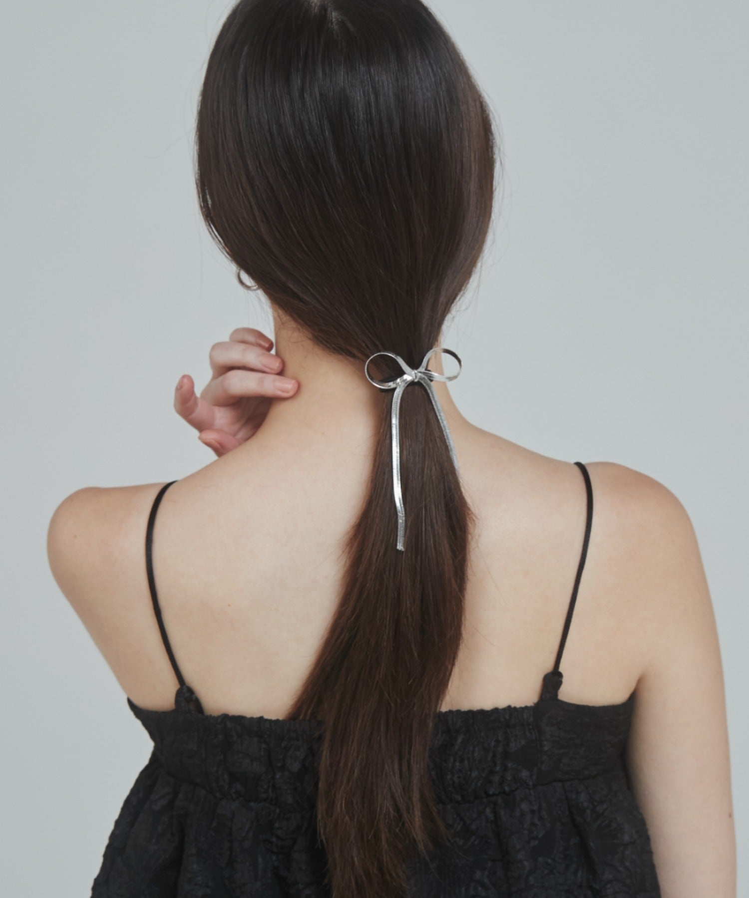 ciite' シーテ ヘアアクセサリー メタルリボンポニー