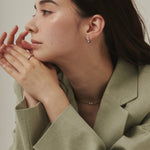 ciite' シーテ ピアス（両耳用） ドロップフープピアス / drop hoop pierce (両耳用)