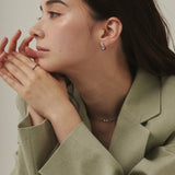 ciite' シーテ ピアス（両耳用） ドロップフープピアス / drop hoop pierce (両耳用)