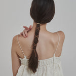 ciite' シーテ ヘアアクセサリー グルグルヘアフックスエードリボン