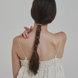 ciite' シーテ ヘアアクセサリー グルグルヘアフックスエードリボン