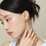 ciite' シーテ ピアス（両耳用） 【 金属アレルギー対応 】 リボンピアス サージカルステンレス (両耳用)