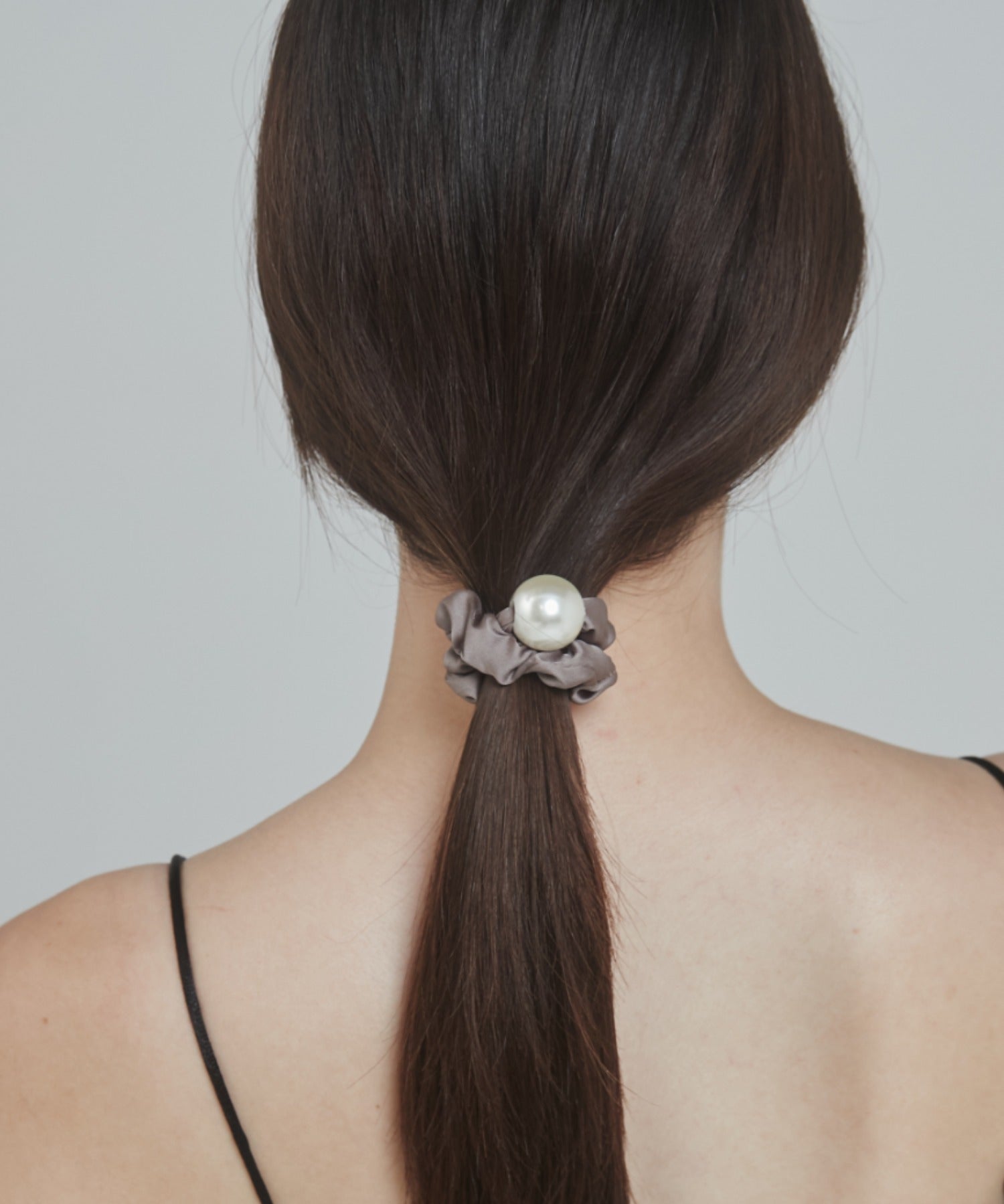 ciite' シーテ ヘアアクセサリー フレンチサテンパール シュシュ
