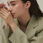 ciite' シーテ ピアス（両耳用） ドロップフープピアス / drop hoop pierce (両耳用)