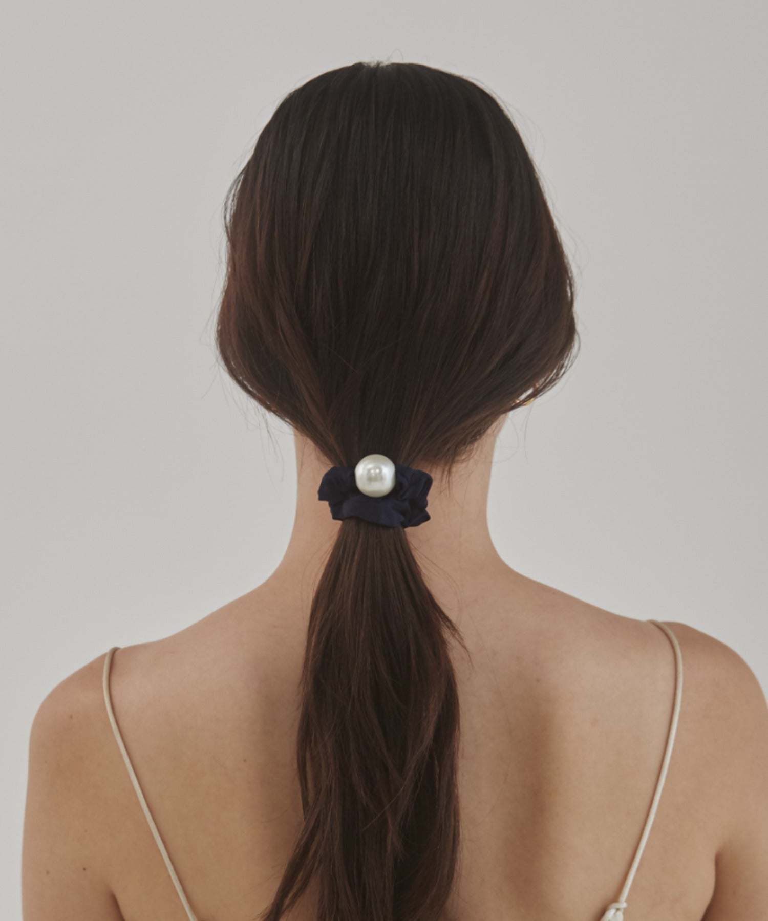 ciite' シーテ ヘアアクセサリー フレンチサテンパール シュシュ