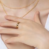 ciite' シーテ リング 【 金属アレルギー対応 】シンプルリング サージカルステンレス