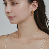 ciite' シーテ ネックレス シンプルナローネックレス & パールネックレス2個セット