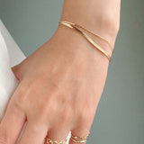 ciite' シーテ ブレスレット layered narrow bracelet / レイヤード ナロー ブレスレット