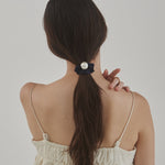ciite' シーテ ヘアアクセサリー フレンチサテンパール シュシュ