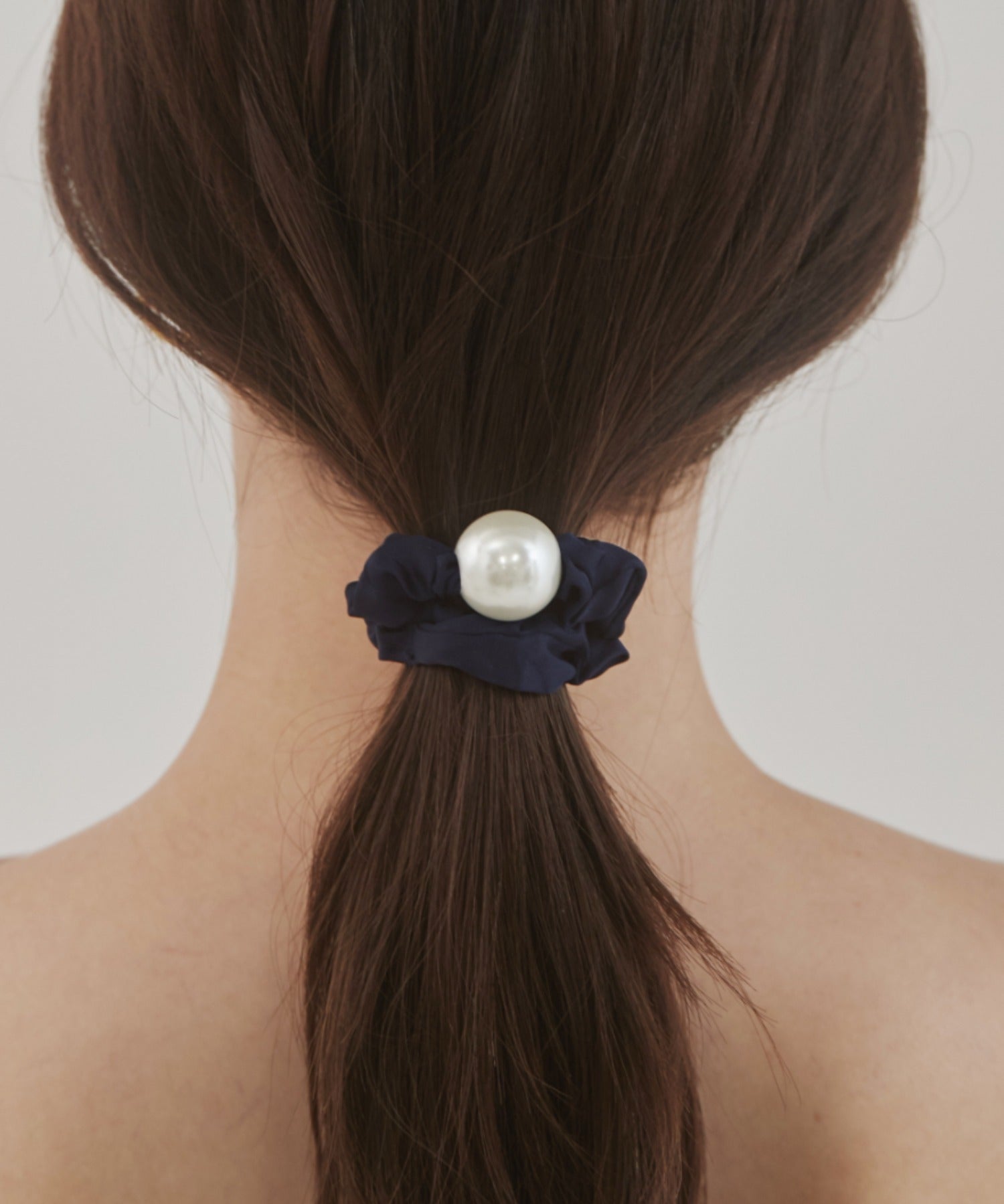 ciite' シーテ ヘアアクセサリー フレンチサテンパール シュシュ