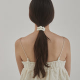 ciite' シーテ ヘアアクセサリー フレンチサテンパール シュシュ